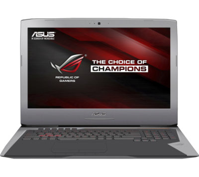 ASUS  Republic of Gamers G752VT-T7022T 17.3  Gaming Laptop - Silver